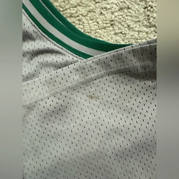 Men’s 2xl Nike Grey & Green Celtics Pierce #34 Basketball Jersey! Retro Color
